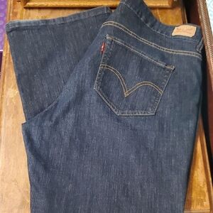 Levi's 512 - Size 22M, Dark Indigo Boot Cut Jeans.